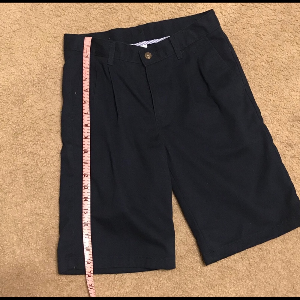 Like new, blue boys uniform shorts